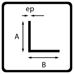 Schéma dimensions profilé